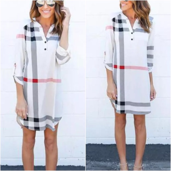 Dresses & Skirts - 1 LEFT ❣️ Casual Plaid Dress