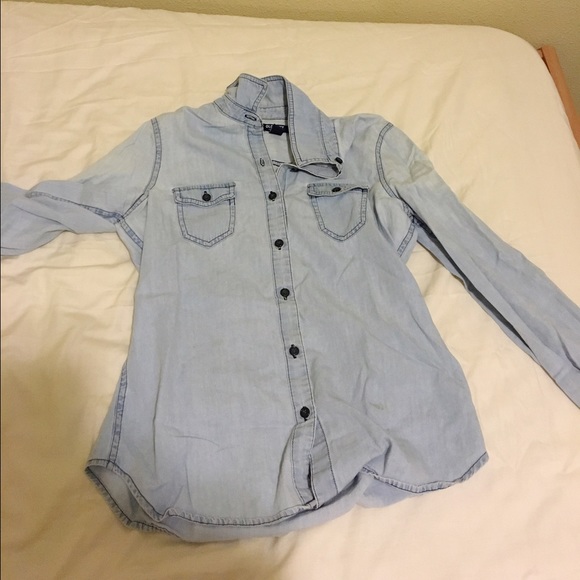 Chambray button up