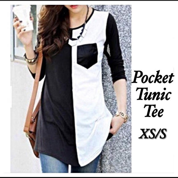 Adorable Scoop neck tunic tee XS/S - Picture 2 of 2