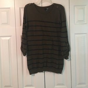 Navy and olive green tunic!