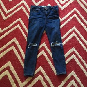 Topshop Jamie Moto Jeans