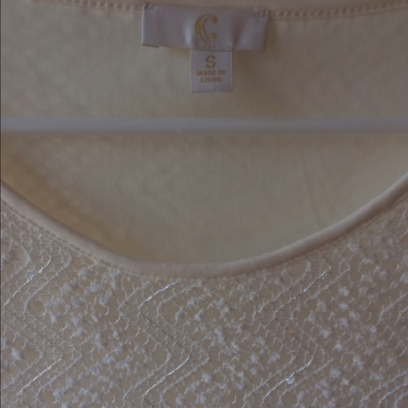 White, short sleeved dress. - Picture 3 of 4