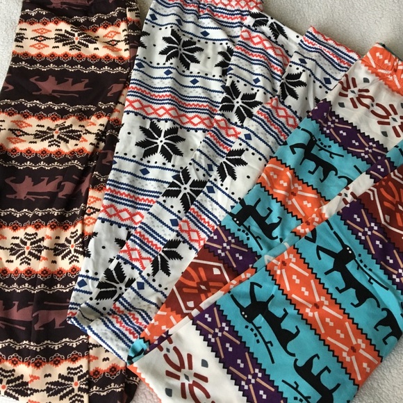 1 LEFT π Printed Leggings - Picture 3 of 4