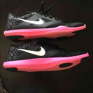 Pink and Black Nikes 8