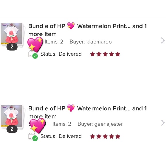 HP π Watermelon Print Matching Set - Picture 5 of 5