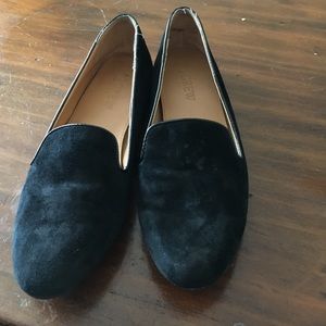 J Crew Black Loafers