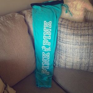 VS PINK turquoise Joggers