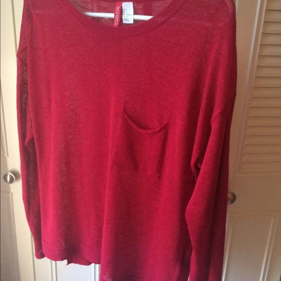 Red sweater
