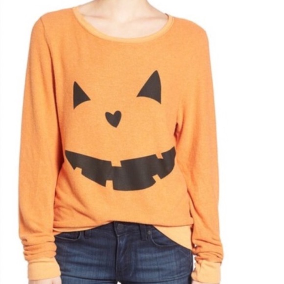 •SOLD•Wildfox Pumpkin Jumper - Picture 2 of 4