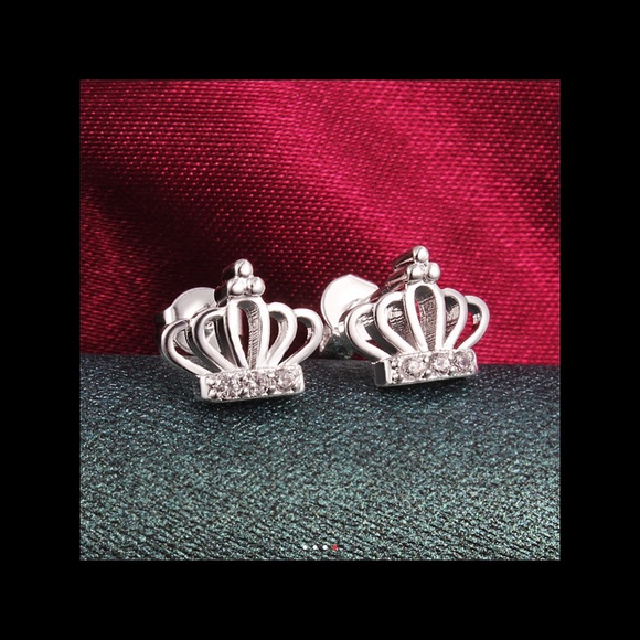 S925 crown earrings - Picture 2 of 4