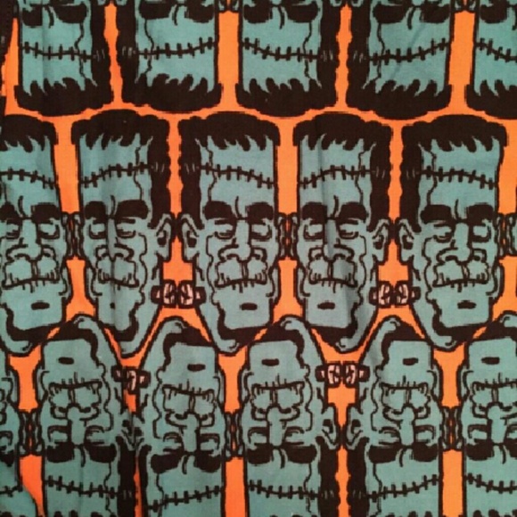 LuLaRoe Halloween Frankenstein Leggings One Size
