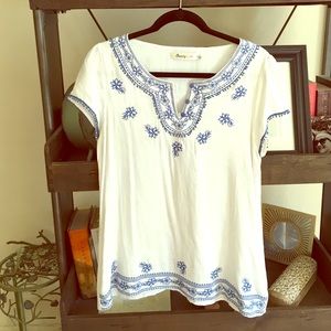 Embroidered Boho Tunic