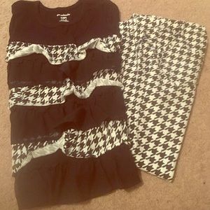 Black and White Matching Set