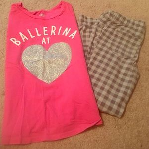 "Ballerina At Heart" Matching Top and Bottom