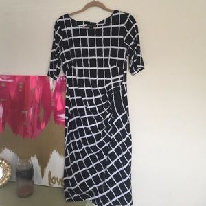 Black and white dress