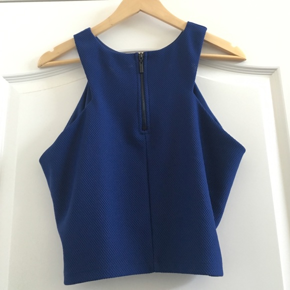 Cobalt Blue Crop Top - Picture 2 of 2