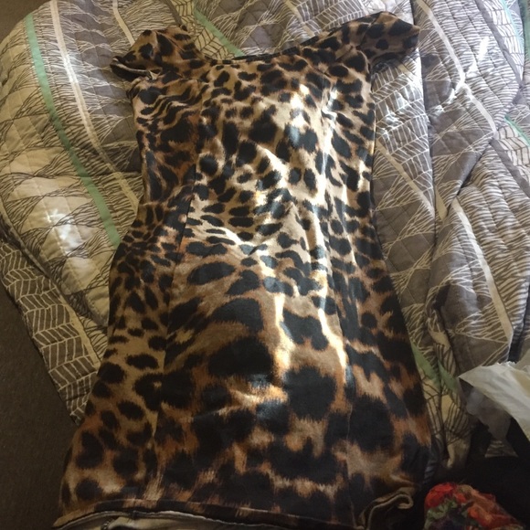 Cheetah mini dress