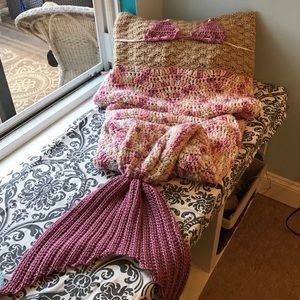 Adult Mermaid Crochet Blanket