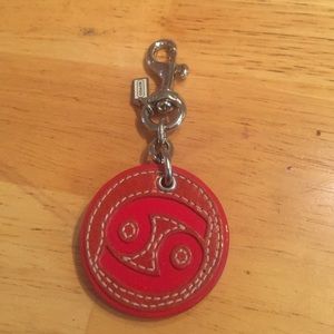 Coach cancer keychain
