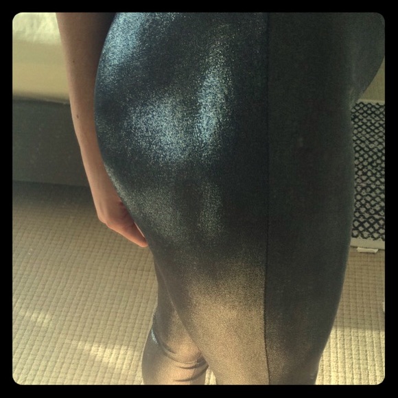 Silver leggings