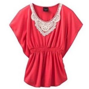 Pink butterfly blouse