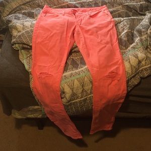 American eagle pink jeans