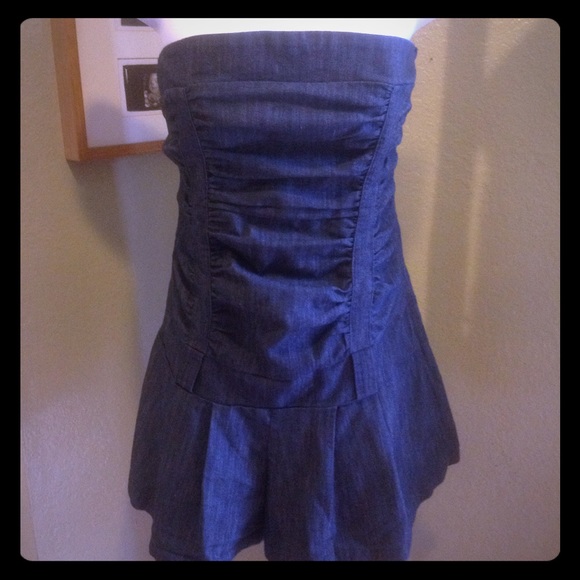 Papaya Other - FINAL PRICE 💄Papaya stretch denim romper Medium