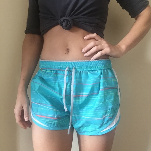 Nike dri fit athletic shorts blue S