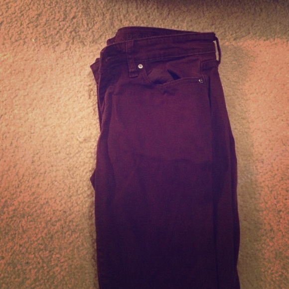 gap purple skinny jeans - Picture 1 of 1
