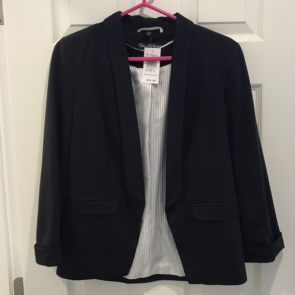 Miss Selfridge Black Ponte Jacket