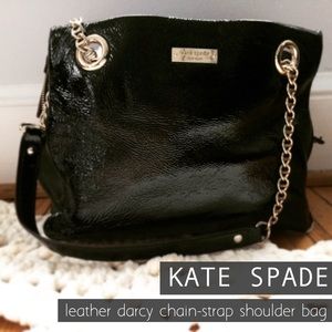 Kate Spade Darcy Patent Leather Chain Shoulder Bag