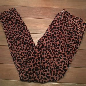 Ann Taylor Loft Leopard dress pants