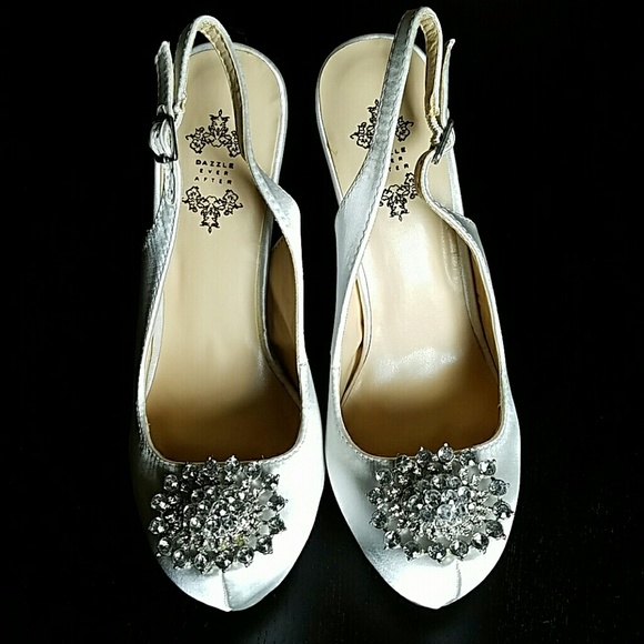 Dazzle Ever After White Heels