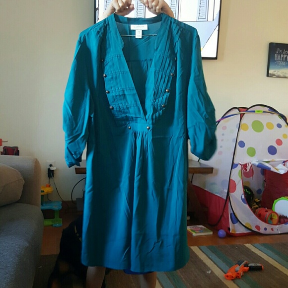 Maternity tunic with thin belt