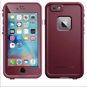 New crushed purple lifeproof case for iPhone 6/6s