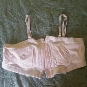 Simple wishes bra for hands free pumping.