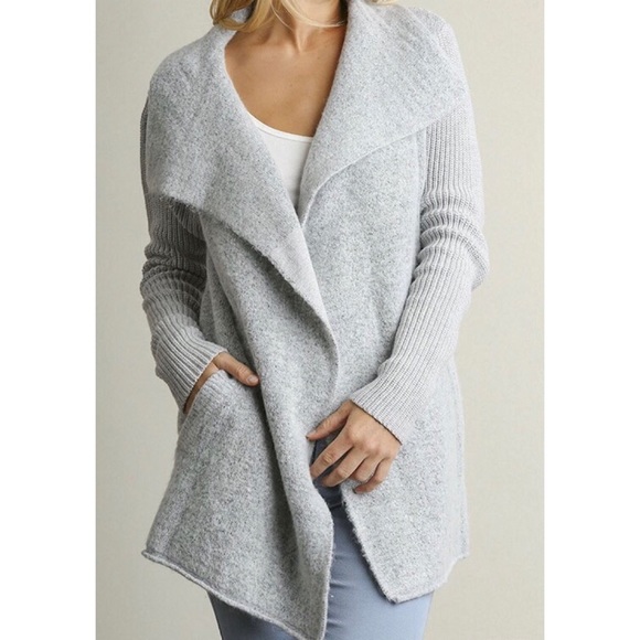 LAST ONE!! Open Front Double Breasted Cardigan - Picture 2 of 3