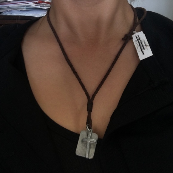 American Eagle Outfitters cross necklace - Picture 2 of 2