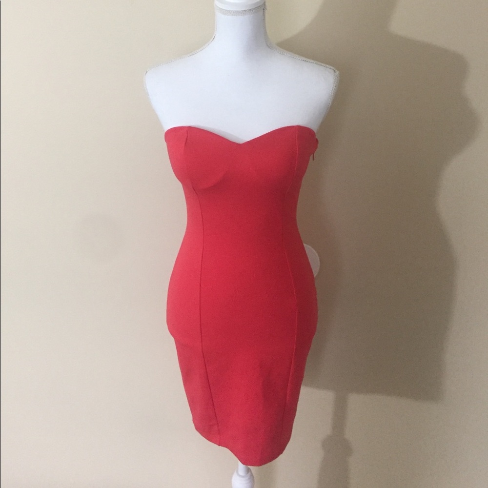 Heart neckline dress