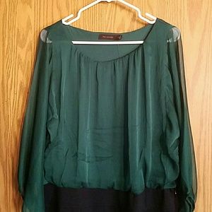 The Limited Dresses - NWT The Limited 2 in 1 Green Dress sz 14 The Limited Dresses - NWT The Limited 2 in 1 Green Dress sz 14