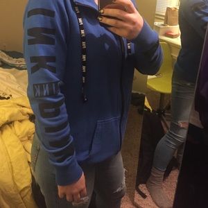 VS PINK zip up hoodie