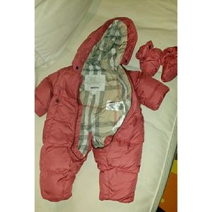 Burberry baby snow suit