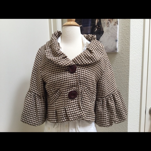 Brown, Carmel, cream quarter sleeve fall