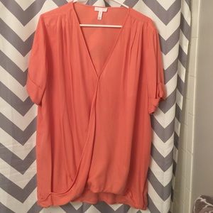 Coral Leith blouse