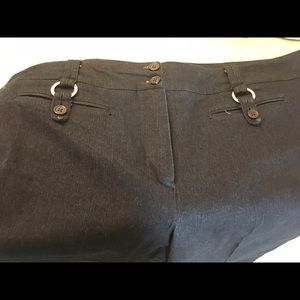 Navy blue capris