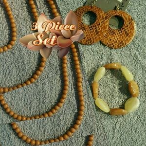 SALE! beautiful matching 3pc statement jewelry set