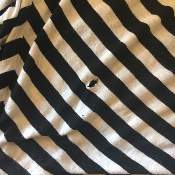 Black and white chevron maxi skirt - Picture 3 of 3