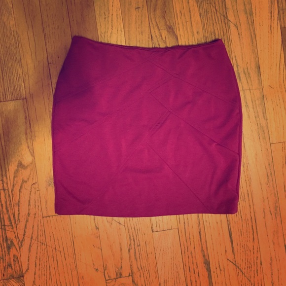 Purple mini skirt