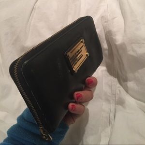 Marc by Marc Jacobs black leather wallet.