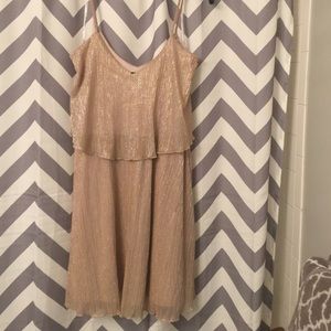 Gold guess cocktail dress size 10